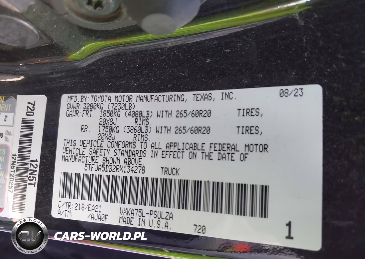 2024 Toyota Tundra Limited VIN:5TFJA5DB2RX134278 - 9