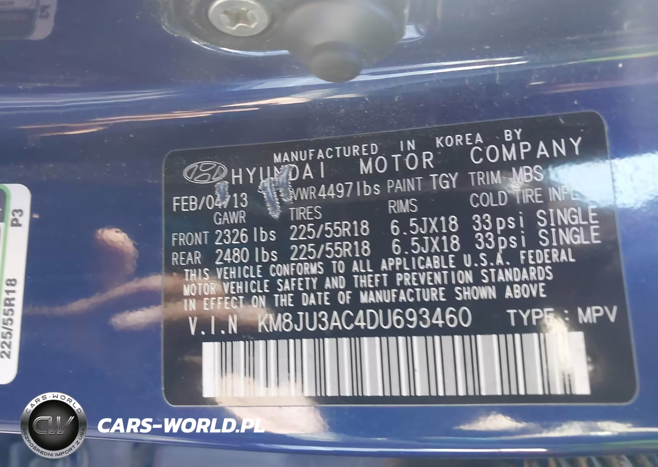 2013 Hyundai Tucson Limited VIN:KM8JU3AC4DU693460 - 9