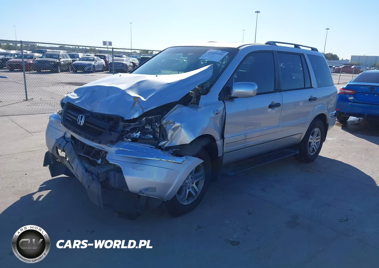 2005 Honda Pilot Ex-L VIN:5FNYF18565B038722 - 2