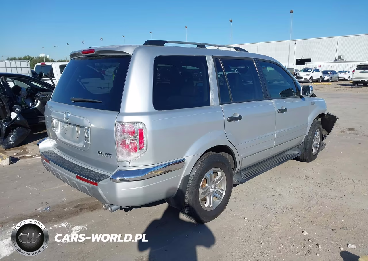2005 Honda Pilot Ex-L VIN:5FNYF18565B038722 - 4