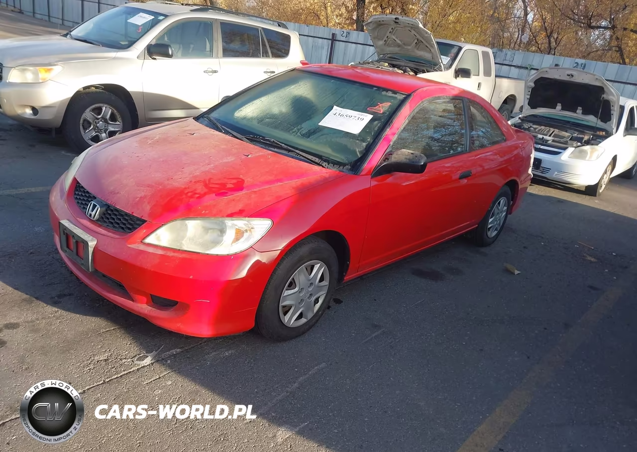 2004 Honda Civic Vp VIN:1HGEM21114L085210 - 2