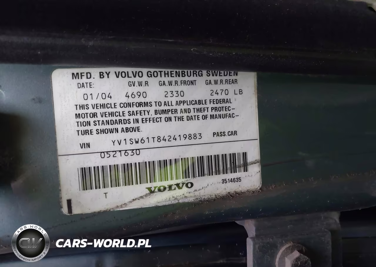 2004 Volvo V70 2.4 VIN:YV1SW61T842419883 - 9