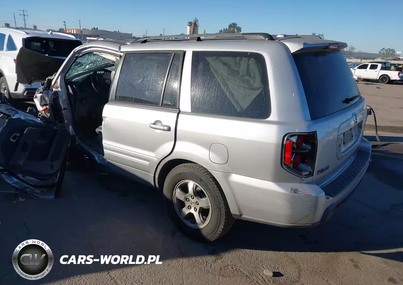 2006 Honda Pilot Ex-L VIN:2HKYF18516H507654 - 3