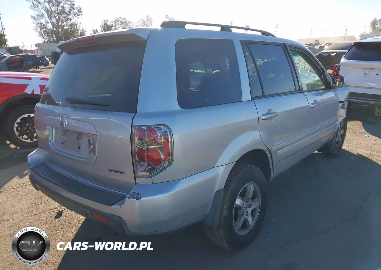2006 Honda Pilot Ex-L VIN:2HKYF18516H507654 - 4