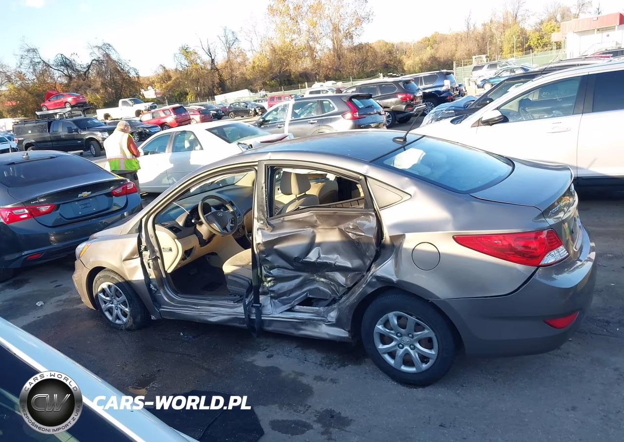 2014 Hyundai Accent Gls VIN:KMHCT4AE6EU631627 - 14