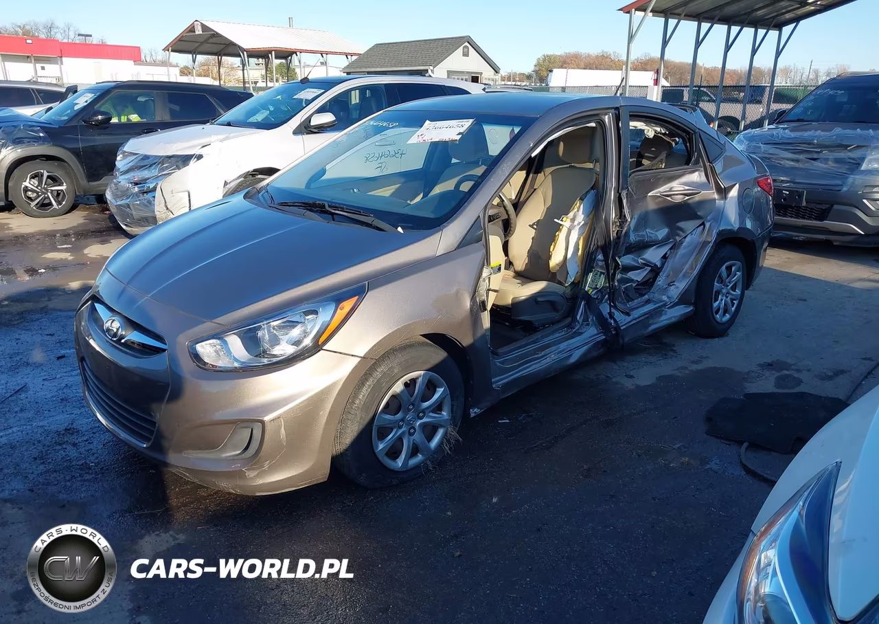 2014 Hyundai Accent Gls VIN:KMHCT4AE6EU631627 - 2