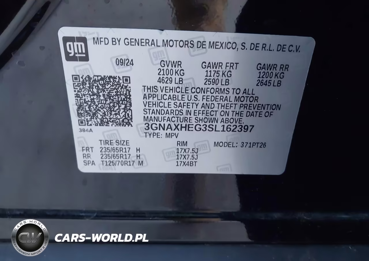 2025 Chevrolet Equinox Fwd Lt VIN:3GNAXHEG3SL162397 - 9