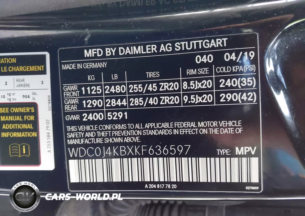 2019 Mercedes-Benz Glc 300 Coupe 4Matic VIN:WDC0J4KBXKF636597 - 9