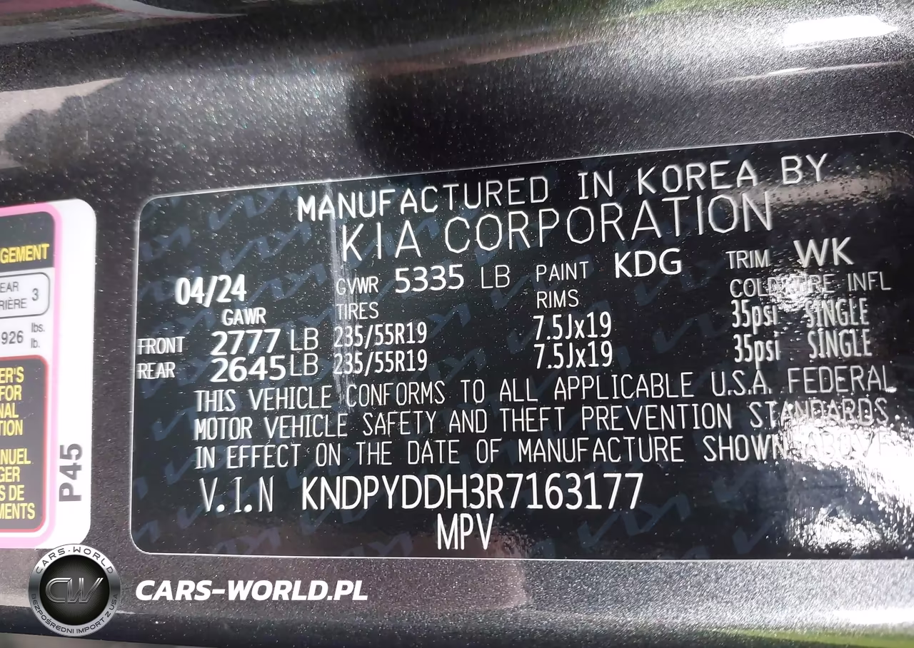 2024 Kia Sportage Plug-In Hybrid X-Line VIN:KNDPYDDH3R7163177 - 9