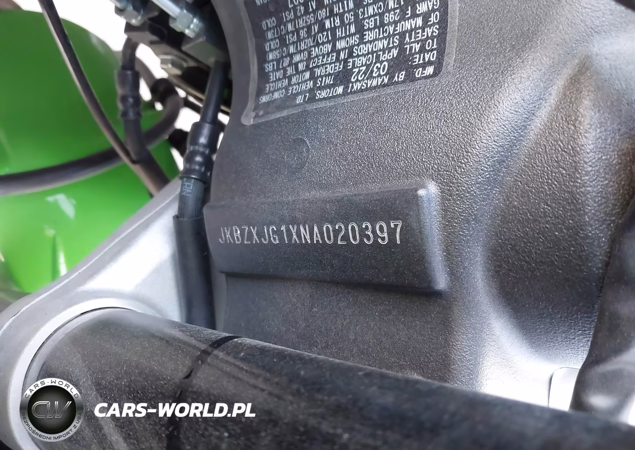 2022 Kawasaki Zx636 K VIN:JKBZXJG1XNA020397 - 10