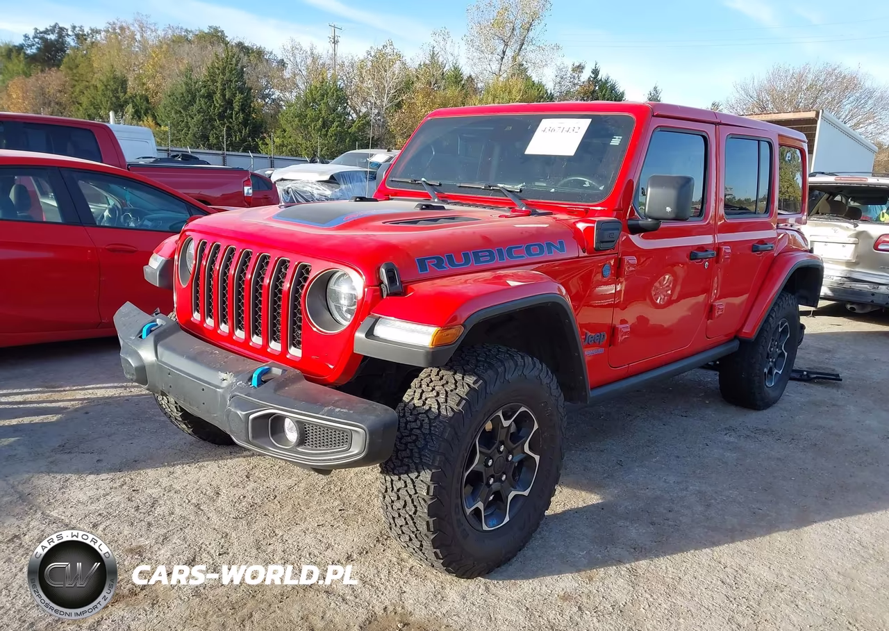 2022 Jeep Wrangler 4Xe Unlimited Rubicon 4X4 VIN:1C4JJXR67NW188702 - 2