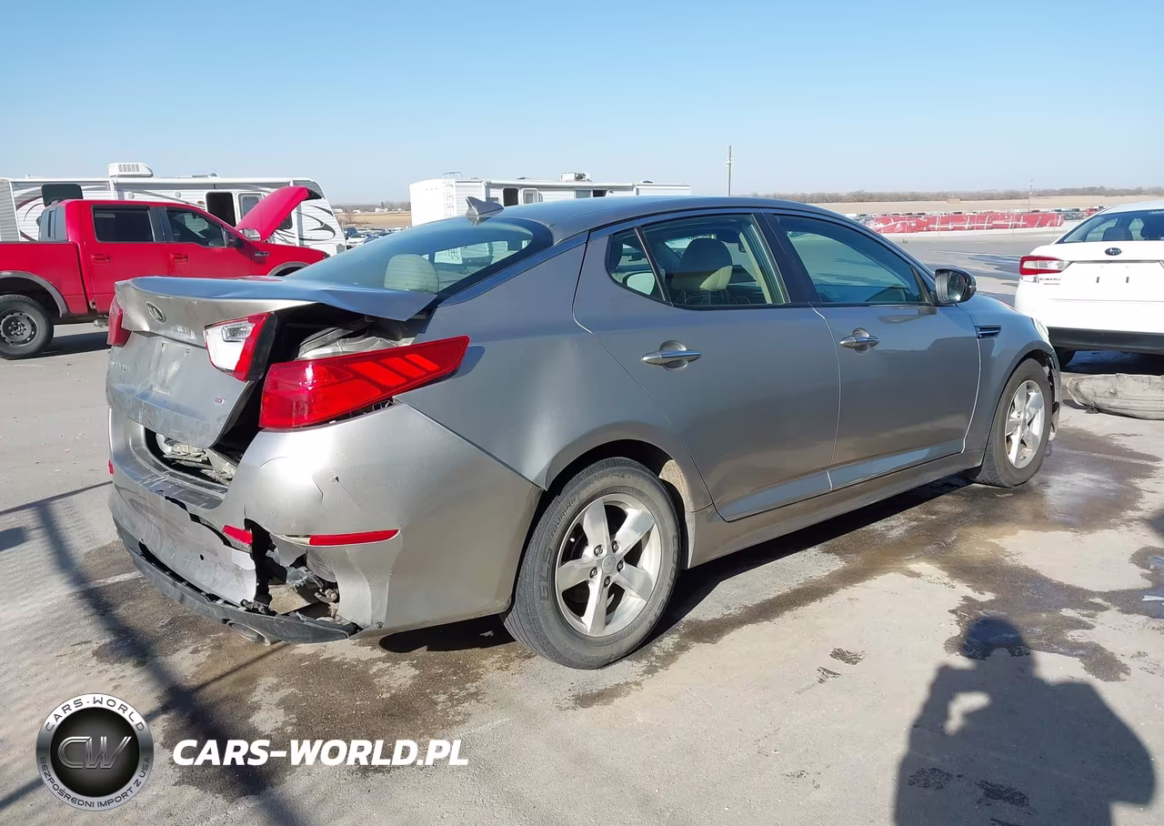 2014 Kia Optima Lx VIN:KNAGM4A73E5453042 - 4