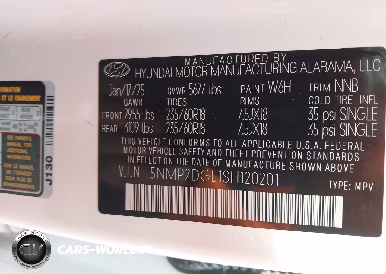2025 Hyundai Santa Fe Sel VIN:5NMP2DGL1SH120201 - 9