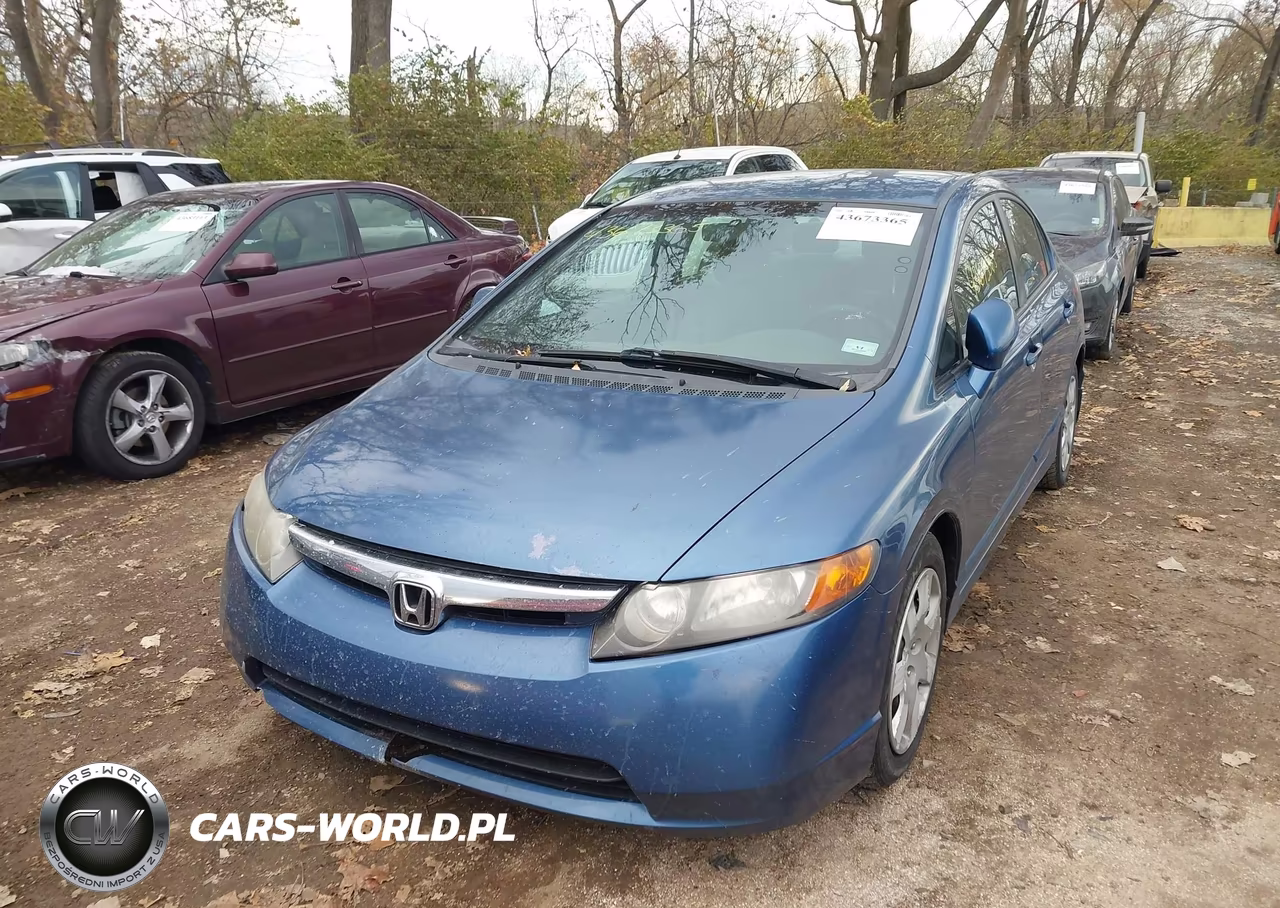 2007 Honda Civic Lx VIN:1HGFA165X7L062144 - 2