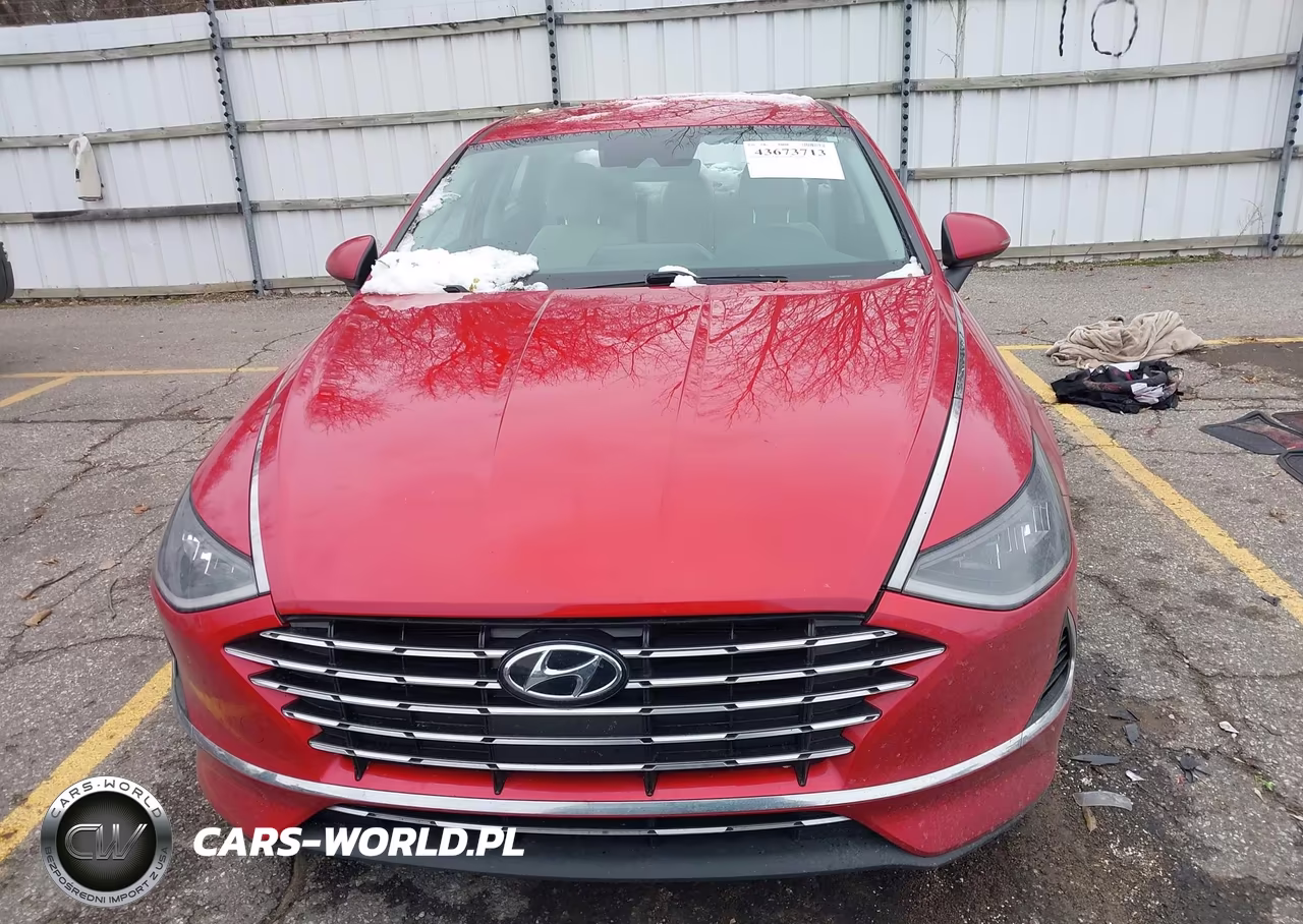 2021 Hyundai Sonata Blue VIN:KMHL24JJ4MA035139 - 12