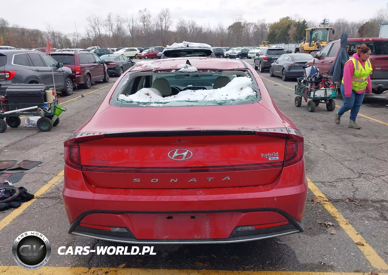 2021 Hyundai Sonata Blue VIN:KMHL24JJ4MA035139 - 16