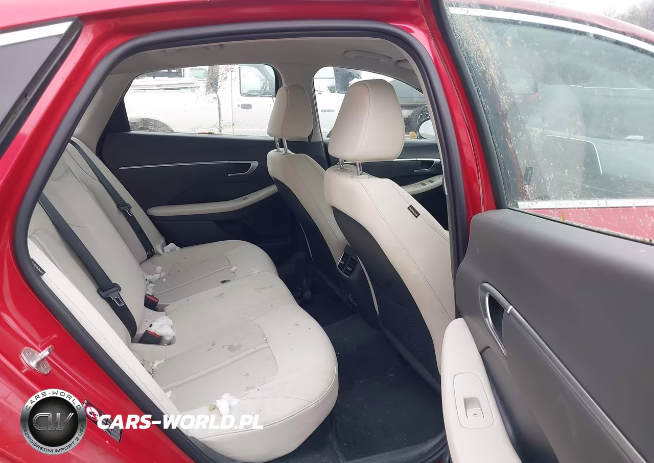 2021 Hyundai Sonata Blue VIN:KMHL24JJ4MA035139 - 8