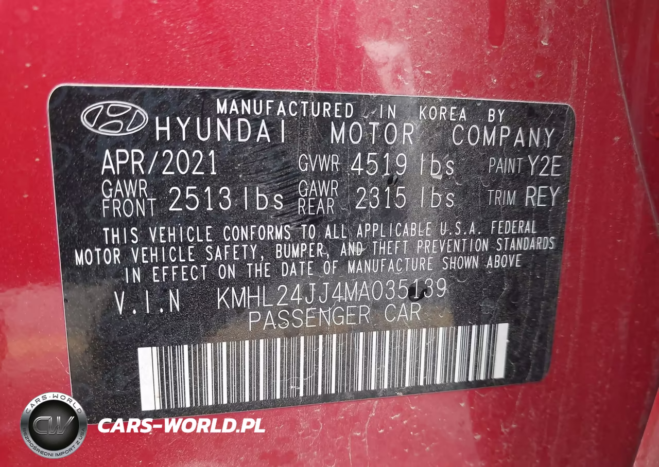2021 Hyundai Sonata Blue VIN:KMHL24JJ4MA035139 - 9