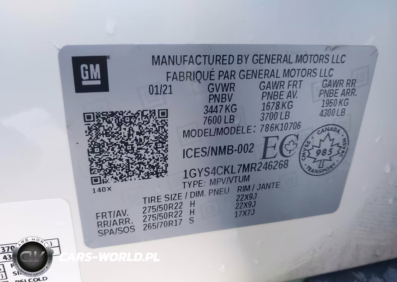 2021 Cadillac Escalade 4Wd Premium Luxury VIN:1GYS4CKL7MR246268 - 9
