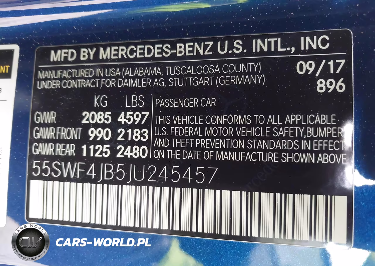 2018 Mercedes-Benz C 300 VIN:55SWF4JB5JU245457 - 9