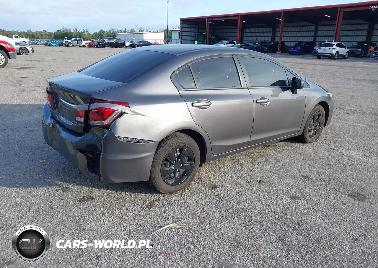 2015 Honda Civic Lx VIN:19XFB2F56FE705923 - 4