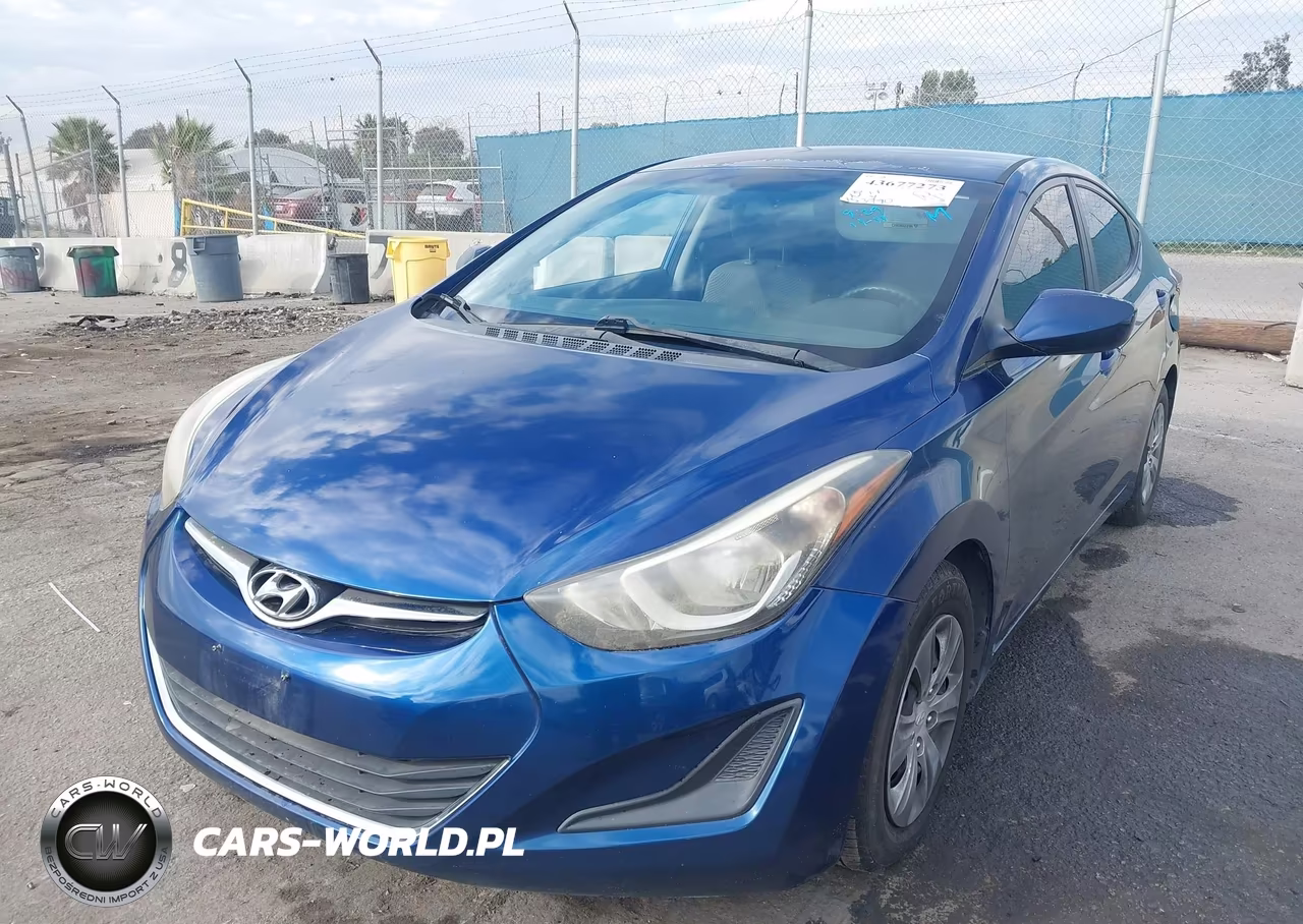 2016 Hyundai Elantra Se VIN:5NPDH4AE0GH694035 - 2