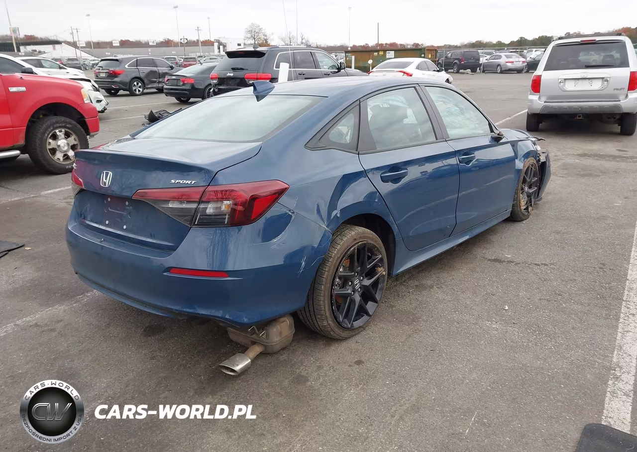 2025 Honda Civic Sport VIN:2HGFE2F54SH553907 - 4
