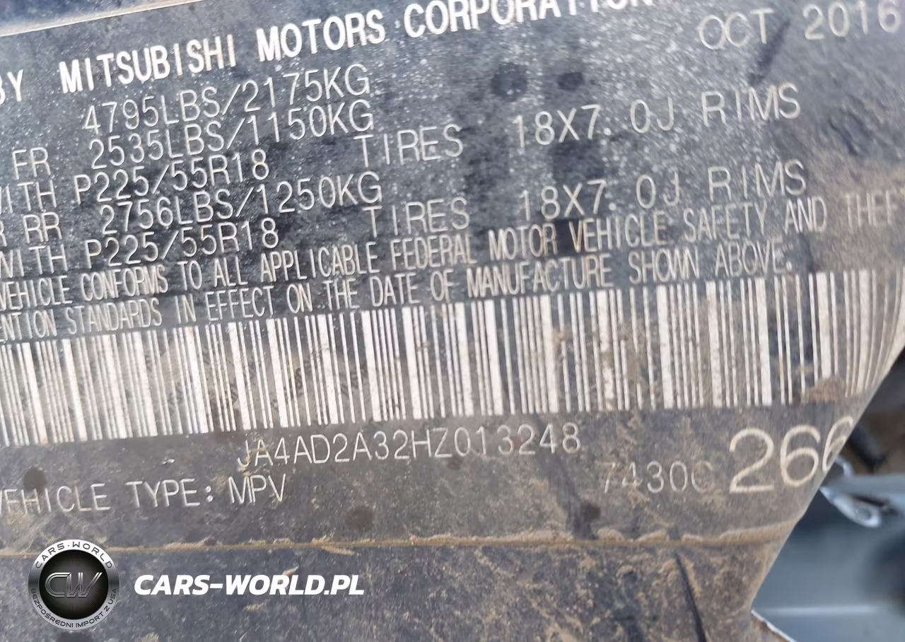 2017 Mitsubishi Outlander Es VIN:JA4AD2A32HZ013248 - 9