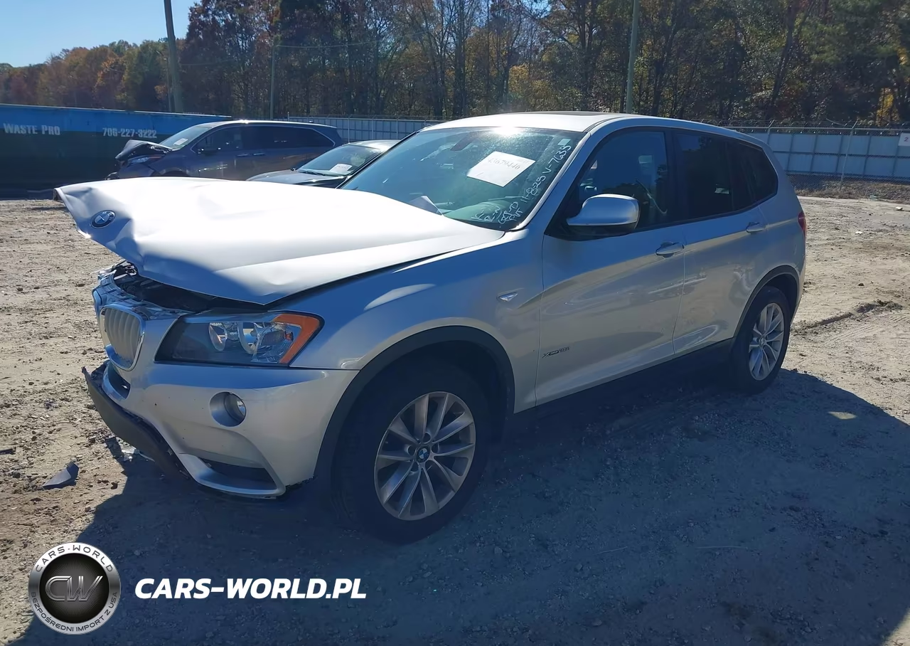2013 BMW X3 xDrive28I VIN:5UXWX9C54D0A17635 - 2
