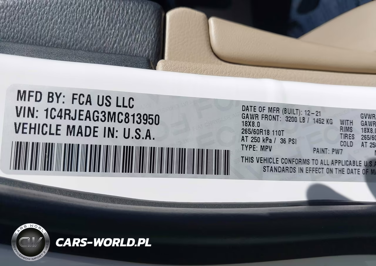 2021 Jeep Grand Cherokee Laredo E 4X2 VIN:1C4RJEAG3MC813950 - 9