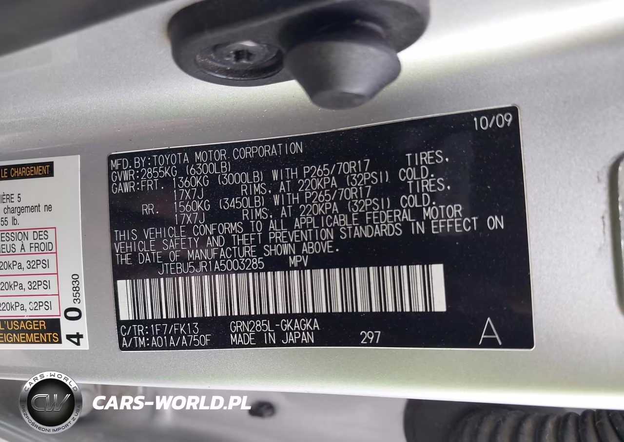 2010 Toyota 4Runner Sr5 V6 VIN:JTEBU5JR1A5003285 - 9