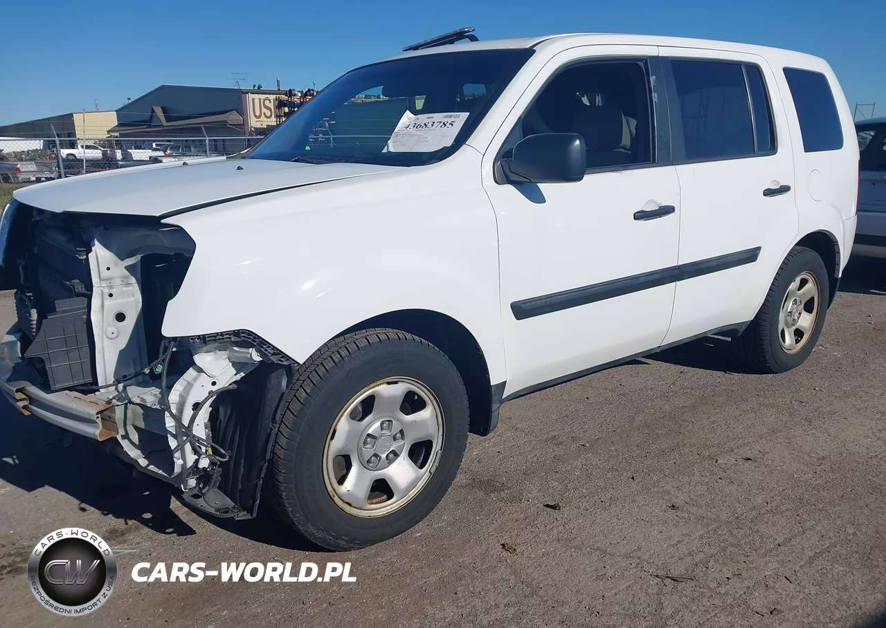 2012 Honda Pilot Lx VIN:5FNYF4H29CB037729 - 2