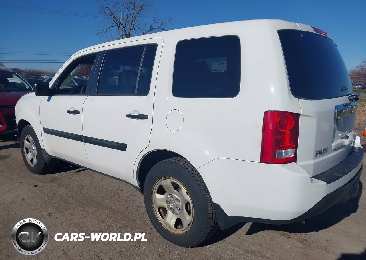 2012 Honda Pilot Lx VIN:5FNYF4H29CB037729 - 3