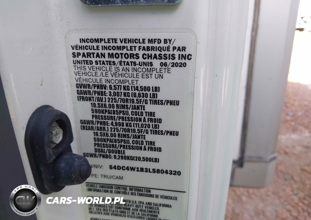 2020 Isuzu Npr Hd VIN:54DC4W1B3LS804320 - 9