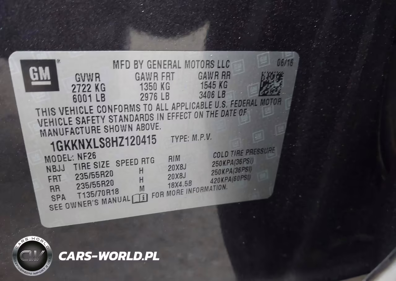 2017 GMC Acadia Denali VIN:1GKKNXLS8HZ120415 - 9