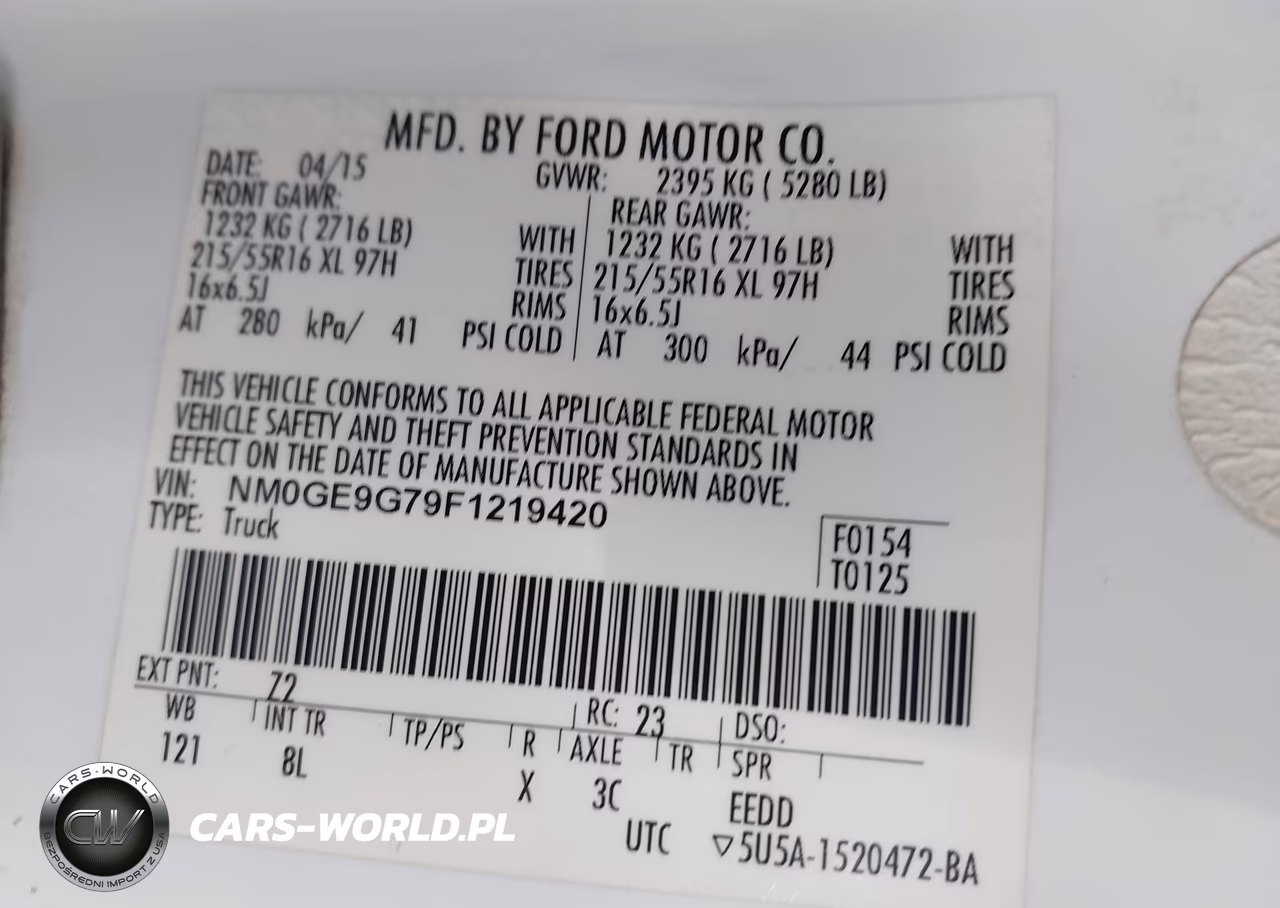 2015 Ford Transit Connect Titanium VIN:NM0GE9G79F1219420 - 9