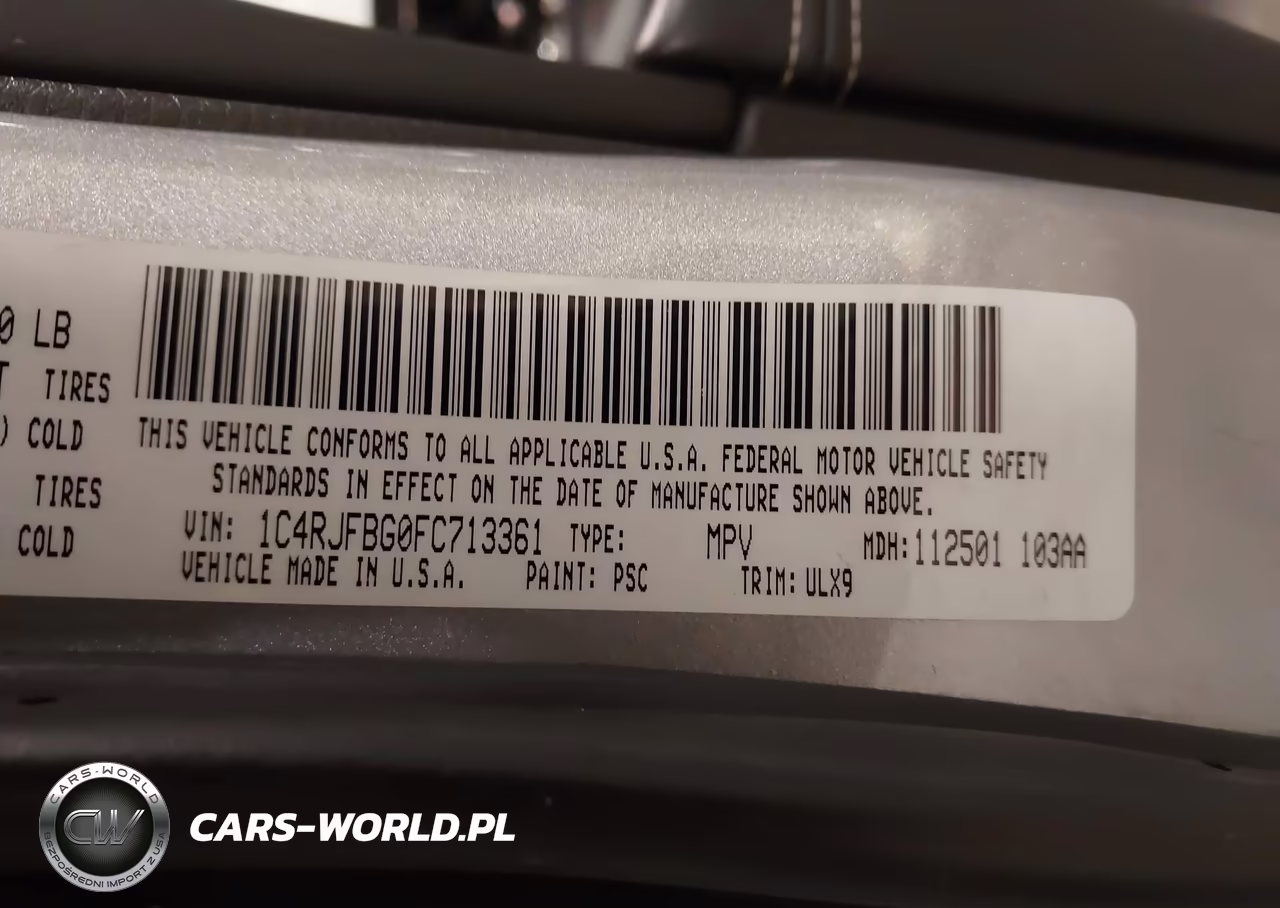 2015 Jeep Grand Cherokee Limited VIN:1C4RJFBG0FC713361 - 9