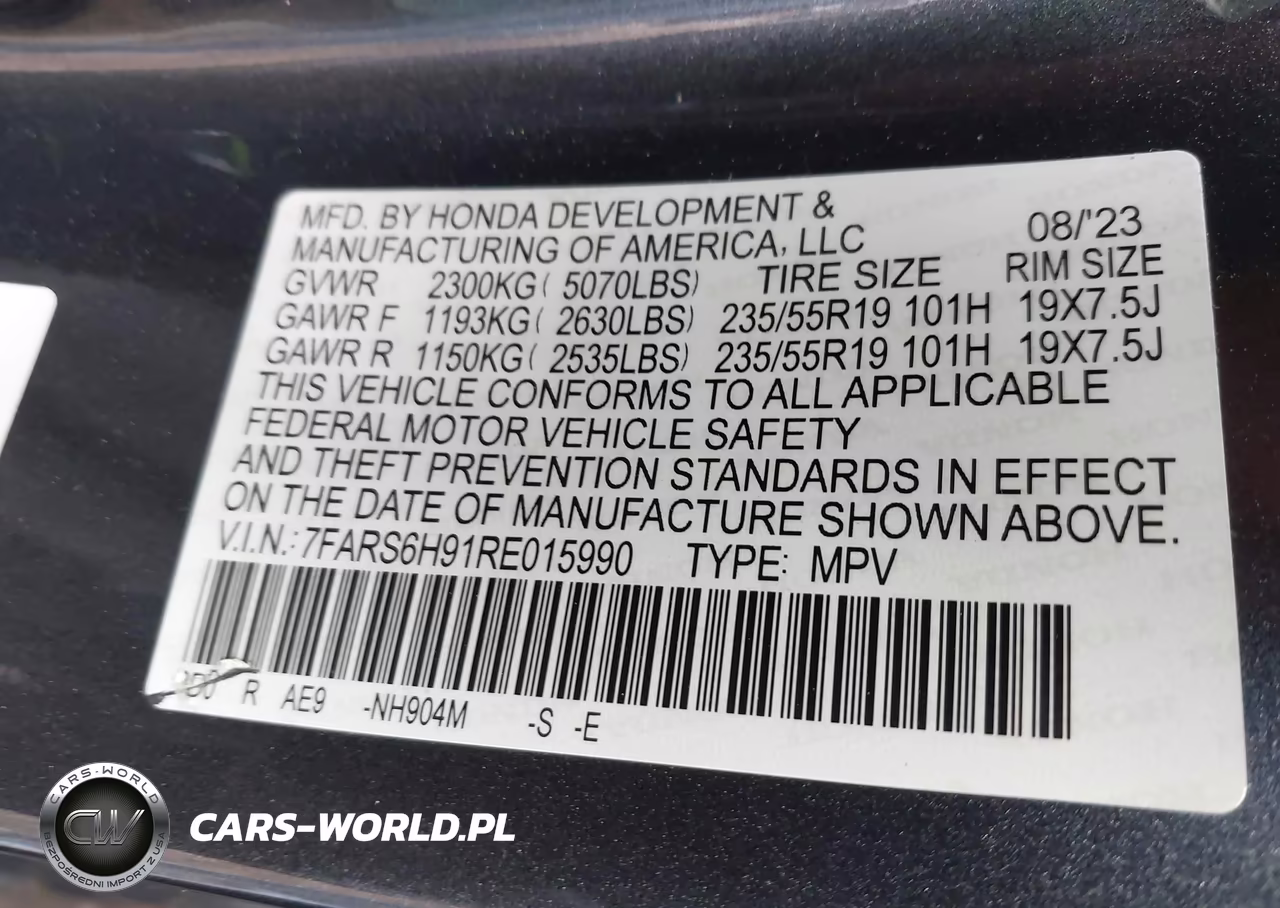 2024 Honda Cr-V Hybrid Sport Touring VIN:7FARS6H91RE015990 - 9