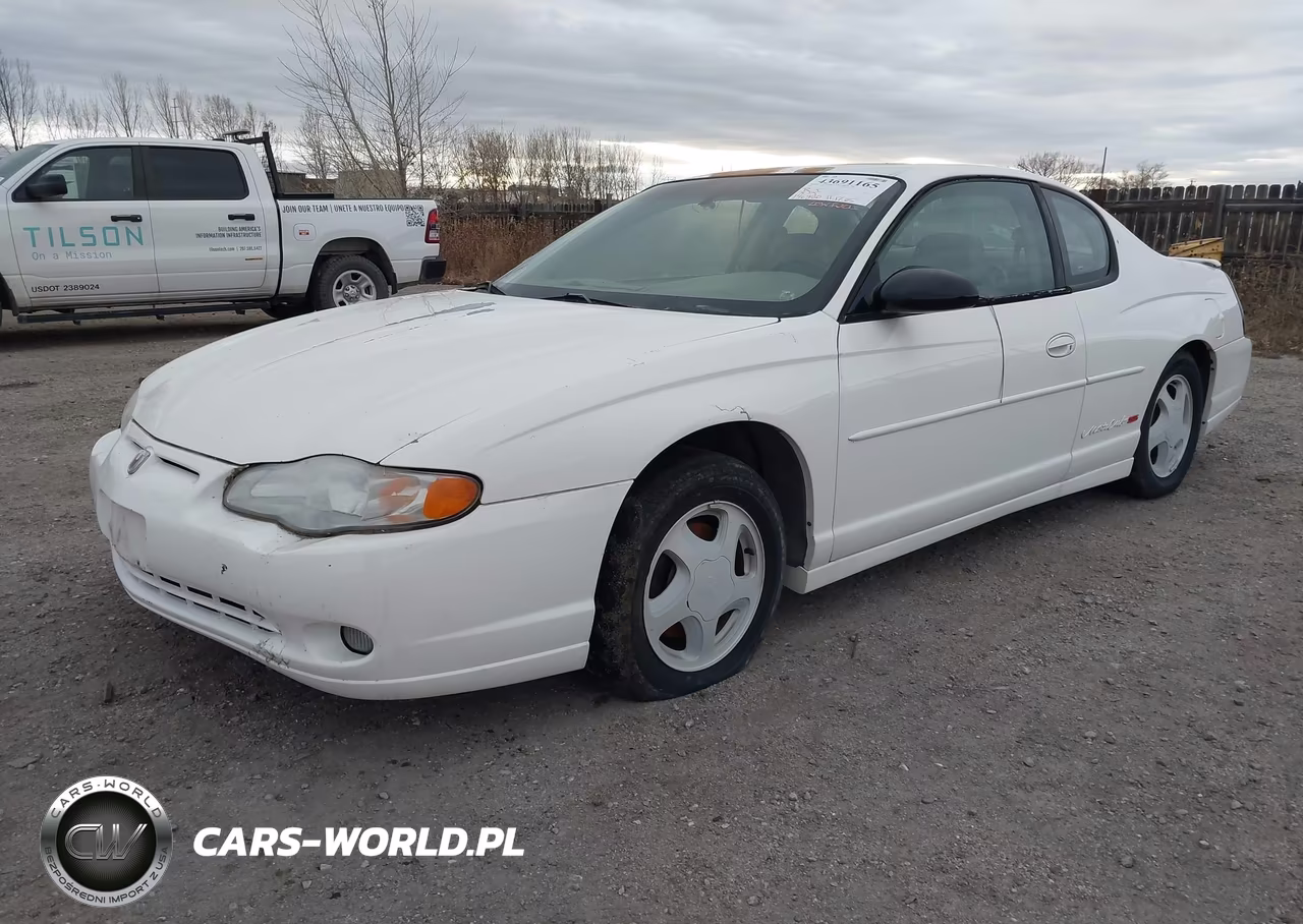 2002 Chevrolet Monte Carlo Ss VIN:2G1WX15K029281109 - 2