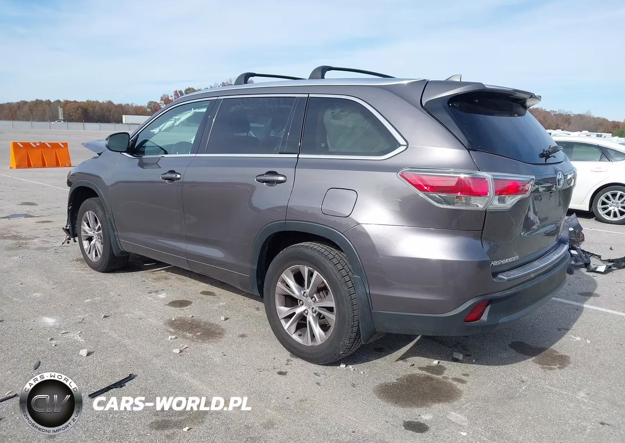 2015 Toyota Highlander Xle V6 VIN:5TDJKRFH6FS191946 - 3