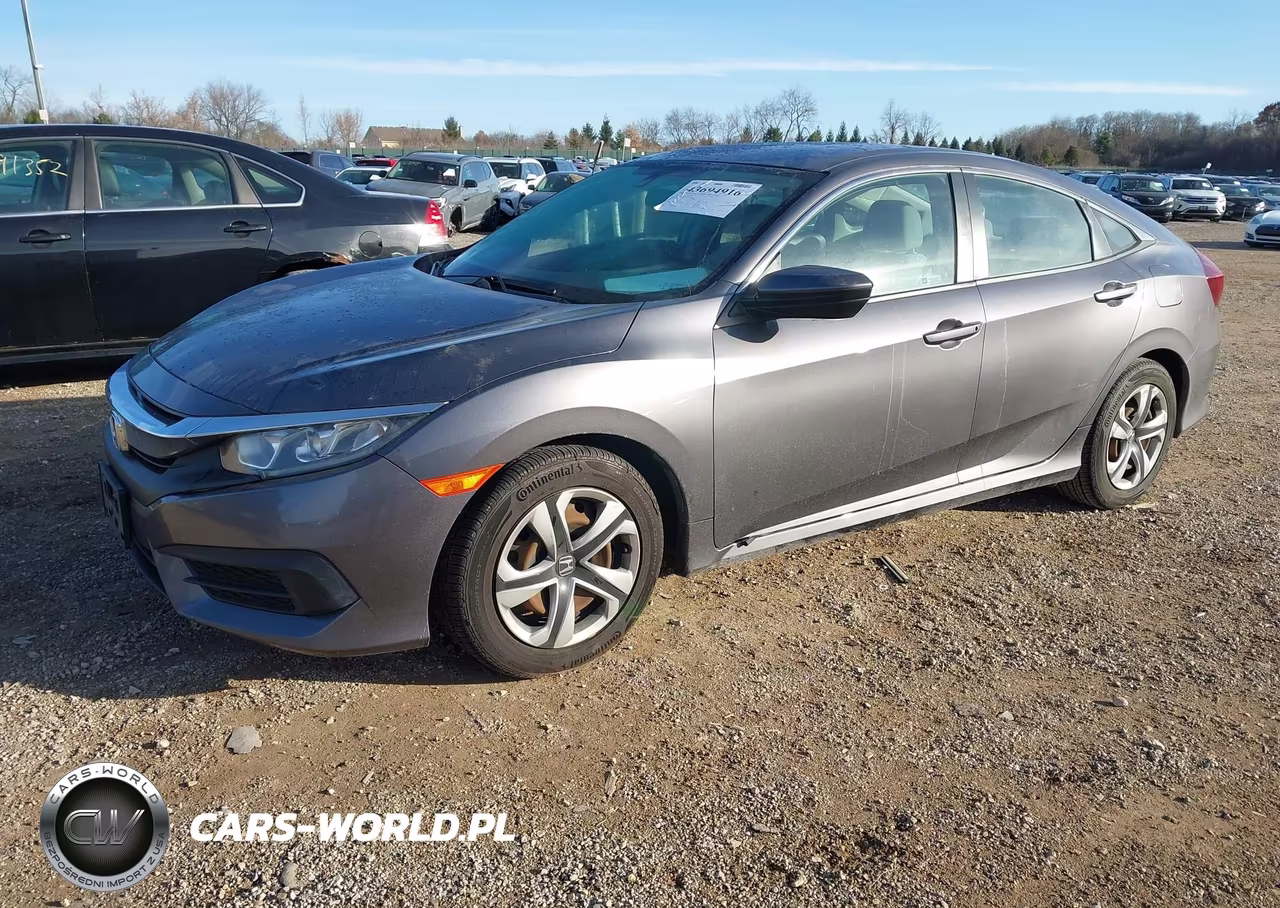 2017 Honda Civic Lx VIN:19XFC2F55HE007349 - 2