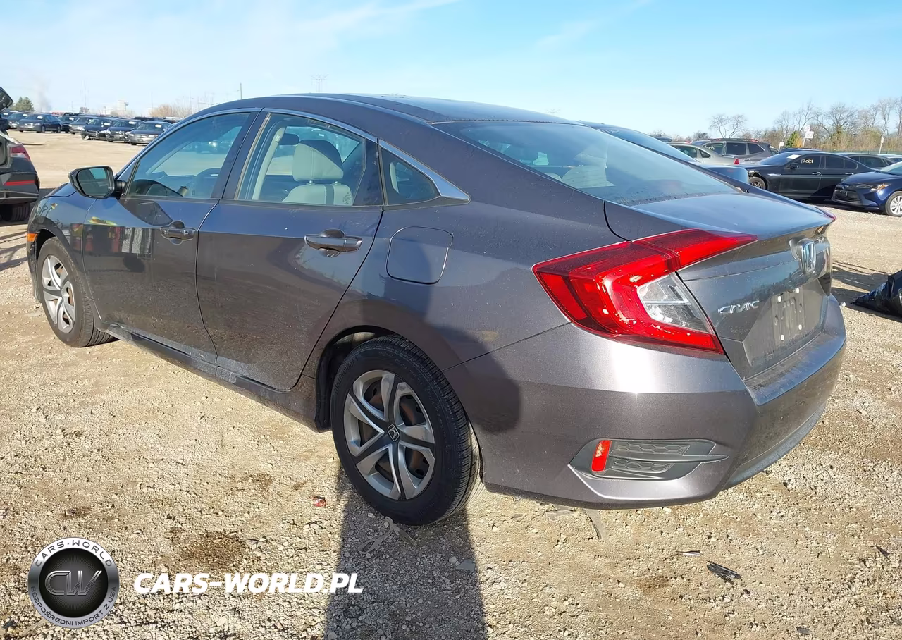 2017 Honda Civic Lx VIN:19XFC2F55HE007349 - 3
