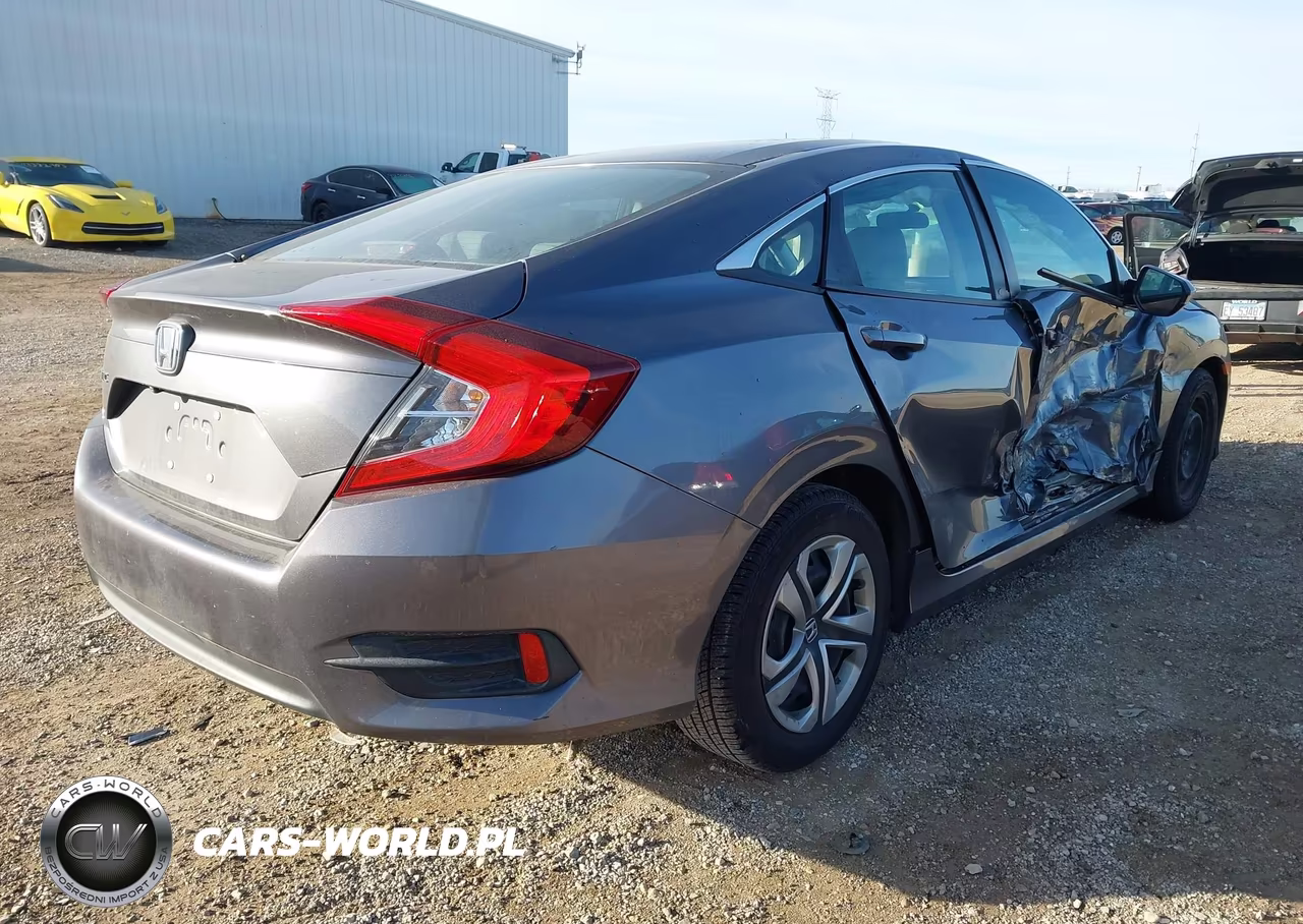 2017 Honda Civic Lx VIN:19XFC2F55HE007349 - 4
