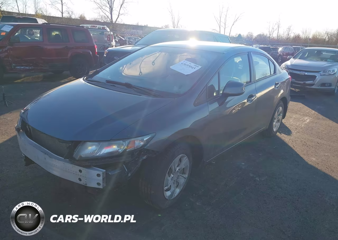 2013 Honda Civic Lx VIN:19XFB2F52DE003837 - 2