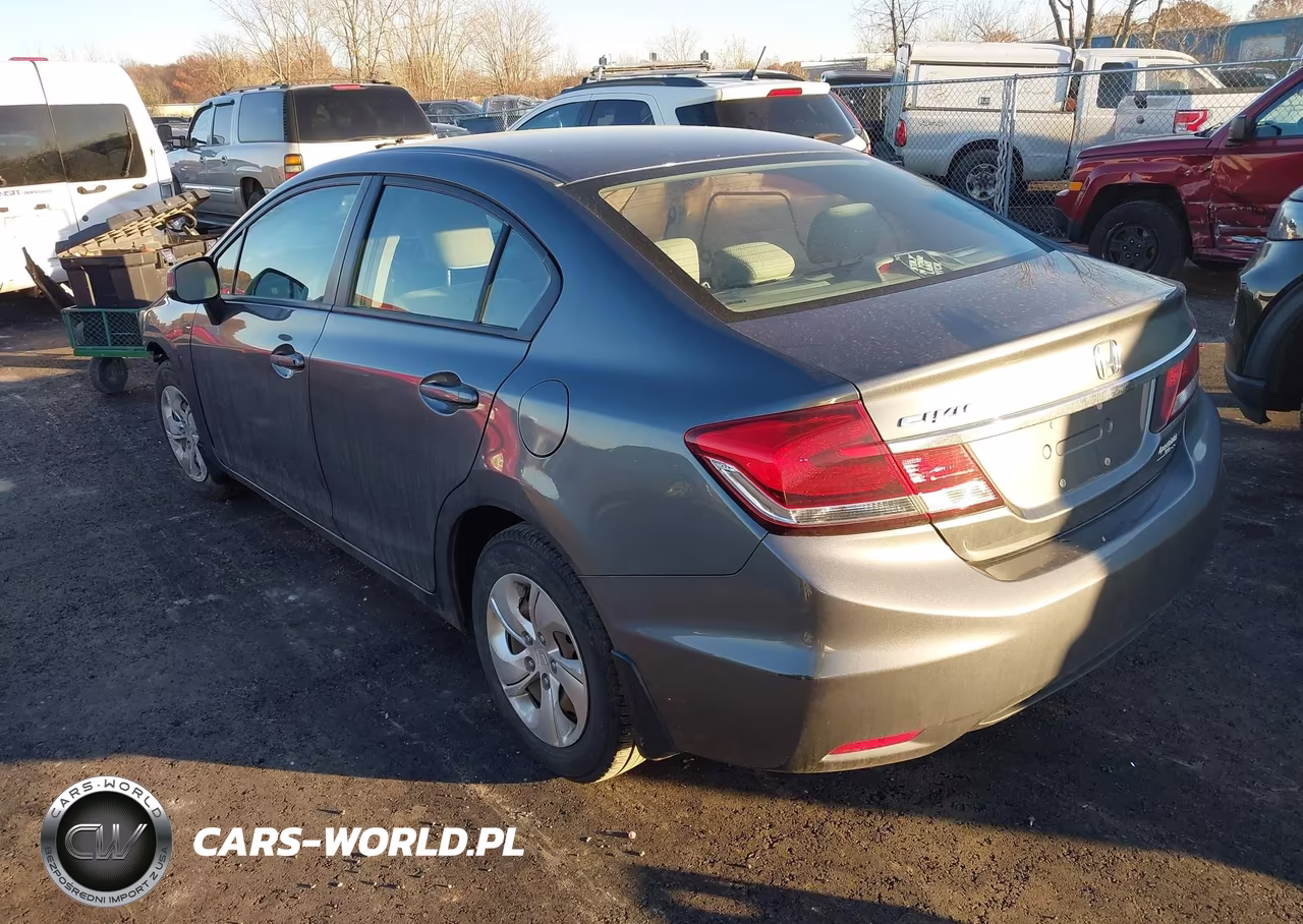 2013 Honda Civic Lx VIN:19XFB2F52DE003837 - 3