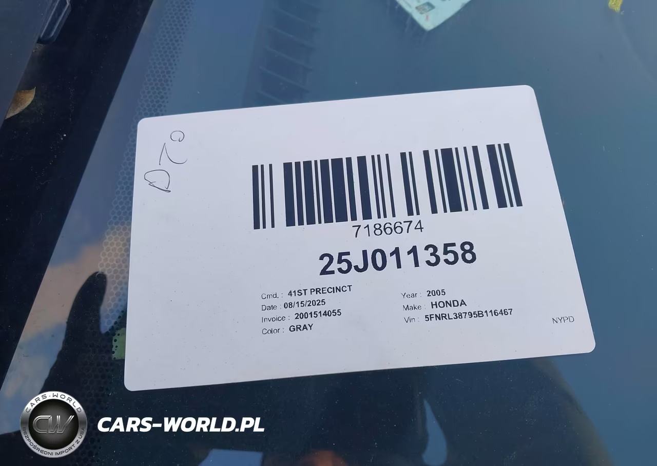 2005 Honda Odyssey Ex-L VIN:5FNRL38795B116467 - 12