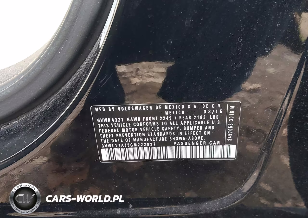 2016 Volkswagen Jetta 1.8T Sel VIN:3VWL17AJ3GM222837 - 9
