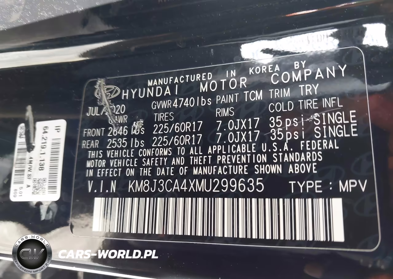 2021 Hyundai Tucson Value VIN:KM8J3CA4XMU299635 - 9