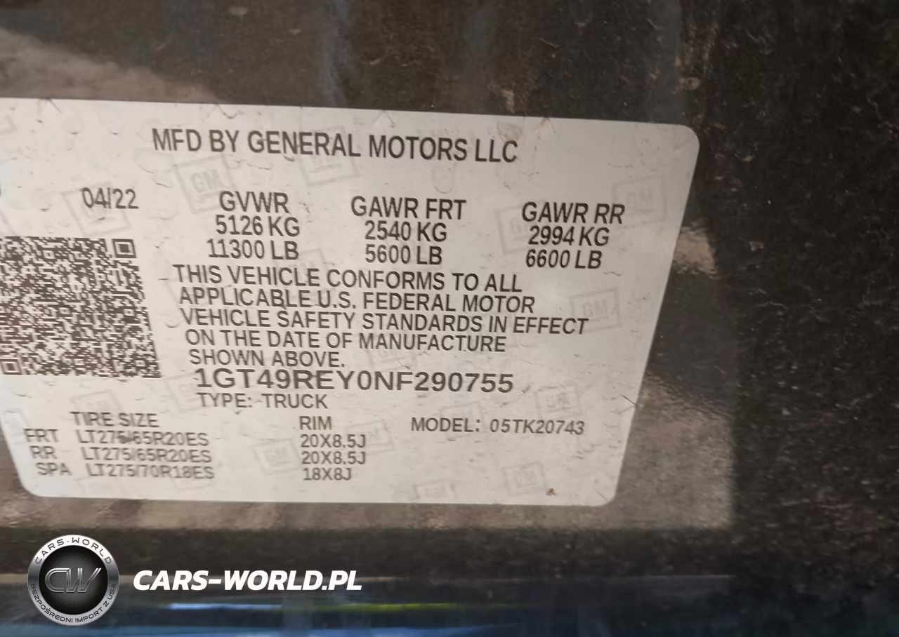 2022 GMC Sierra 2500Hd Denali VIN:1GT49REY0NF290755 - 8