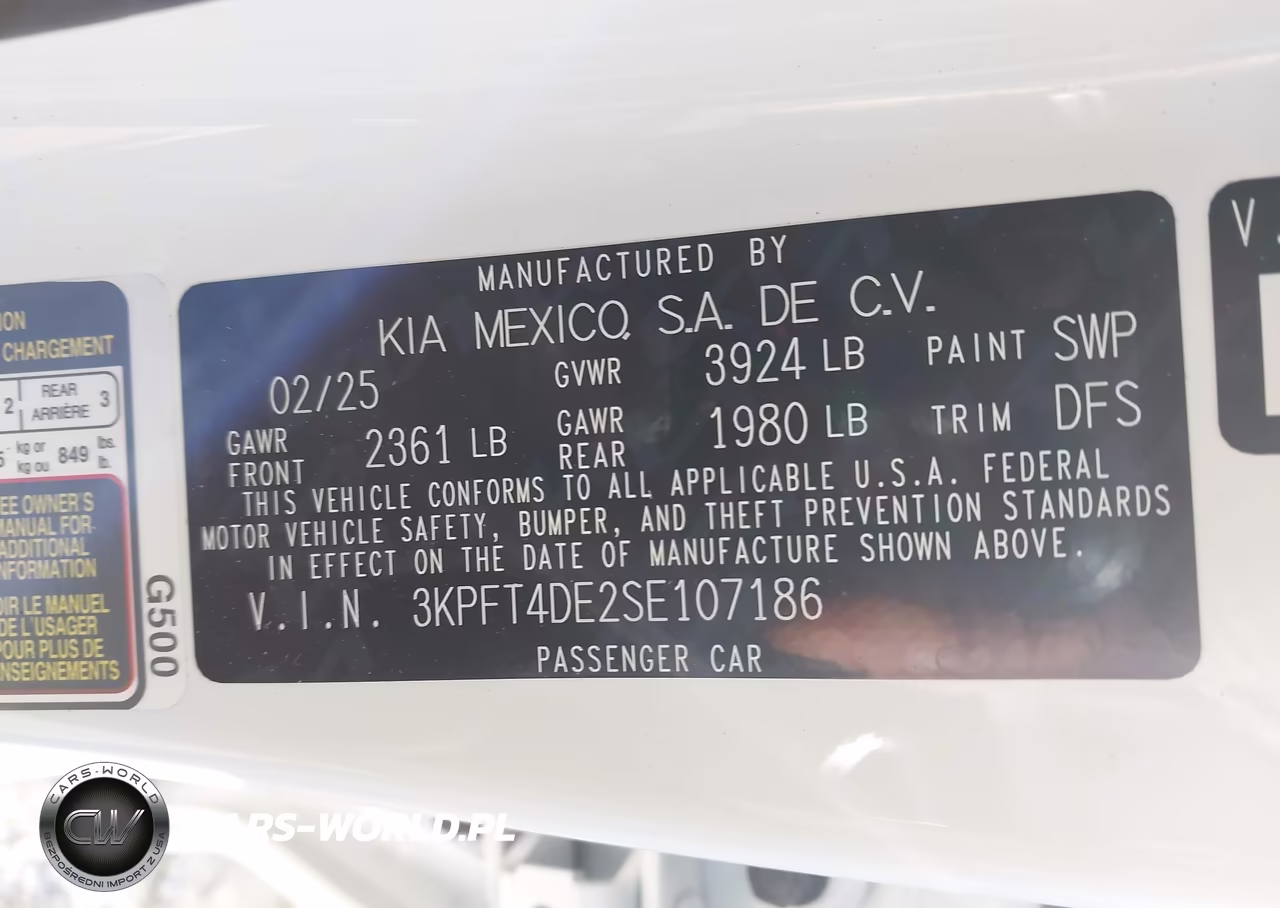 2025 Kia K4 Lxs VIN:3KPFT4DE2SE107186 - 9